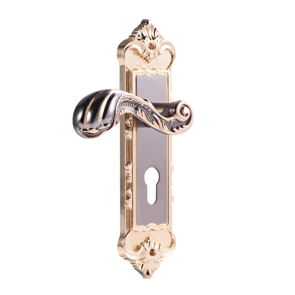 European Style Retro Aluminum Alloy Vintage Door Lock Interior Anti Theft Room Door Lock