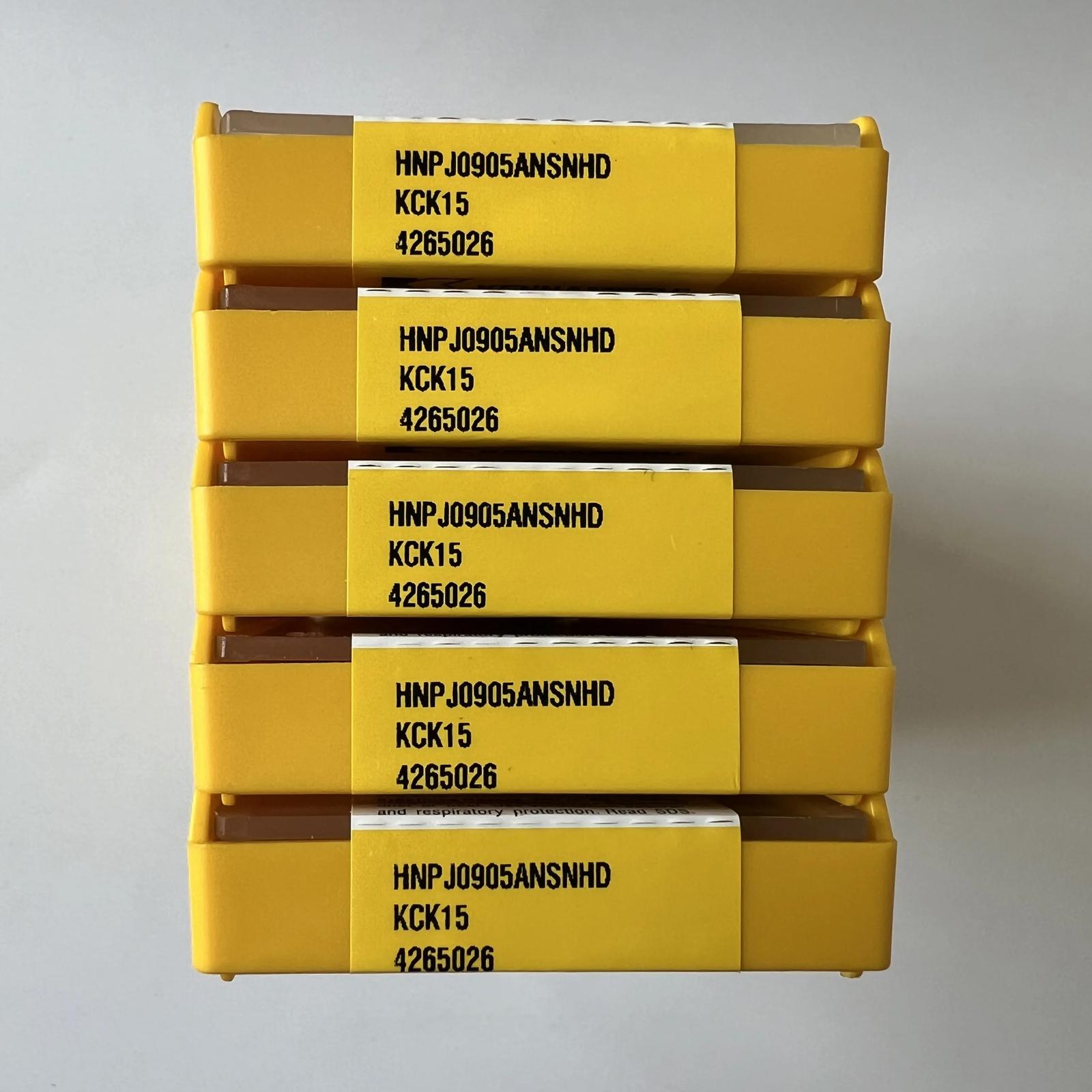

Original / HNPJ0905ANSNHD KCK15 / Industrial indexable Carbide Inserts 10 Pcs