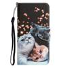 Custodia a libro con stampa in pelle per telefono flip Samsung Galaxy A53 A13 A33 A73 A52 A12 A22 A32 A42 A72 A52S 5G Custodia Portafoglio Copertina a Libro Coque