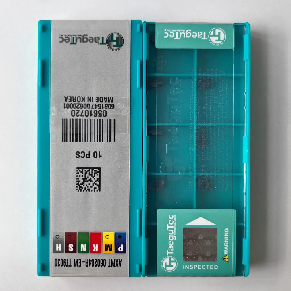 AXMT060204R-EM TT9030 / Industrial Indexable Carbide Inserts 10 Pcs