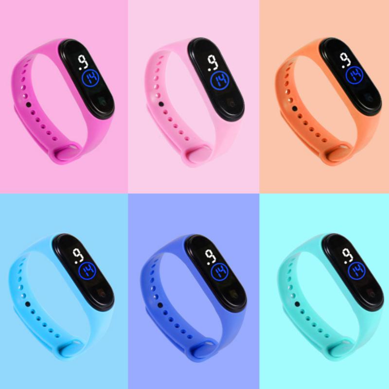 Waterproof Sports Wristband Watch With Led Electronic Casual Trend Touch Screen For Men Women And Students