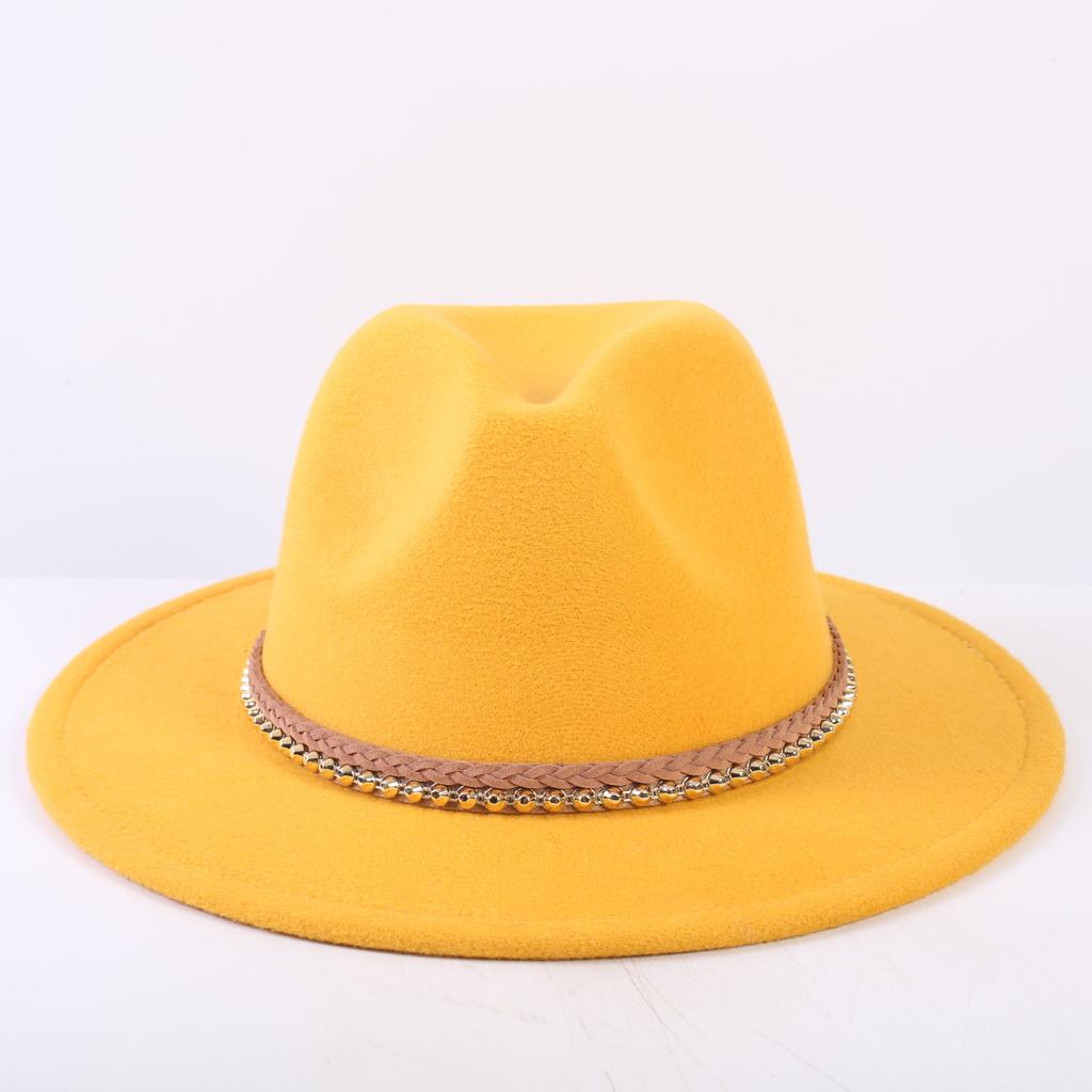 Popular European and American Classic Simple Flat-brimmed Top Hat Men's and Women's Fashionable and Elegant Versatile Jazz Hat Top Hat