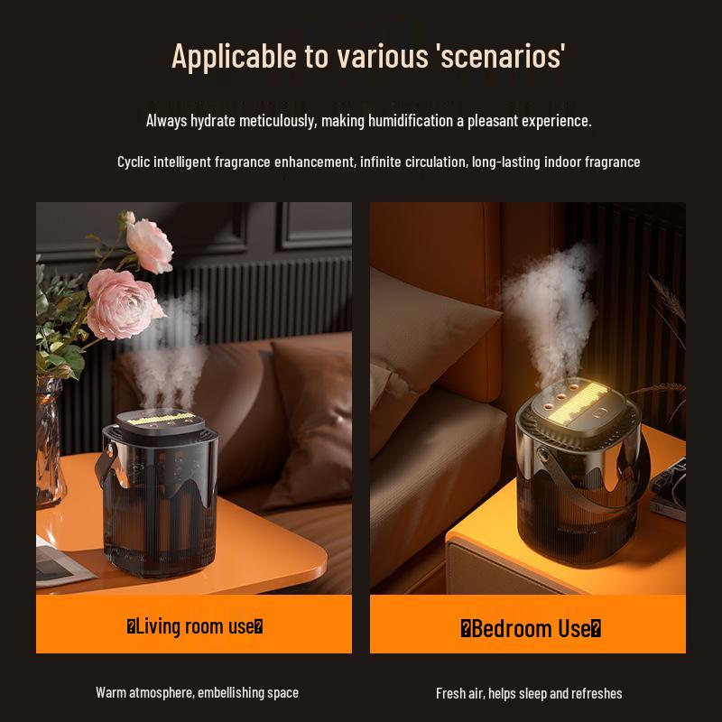 Umidificatore da scrivania compatto ad alta capacità per ufficio e camera da letto - Elevata emissione di vapore