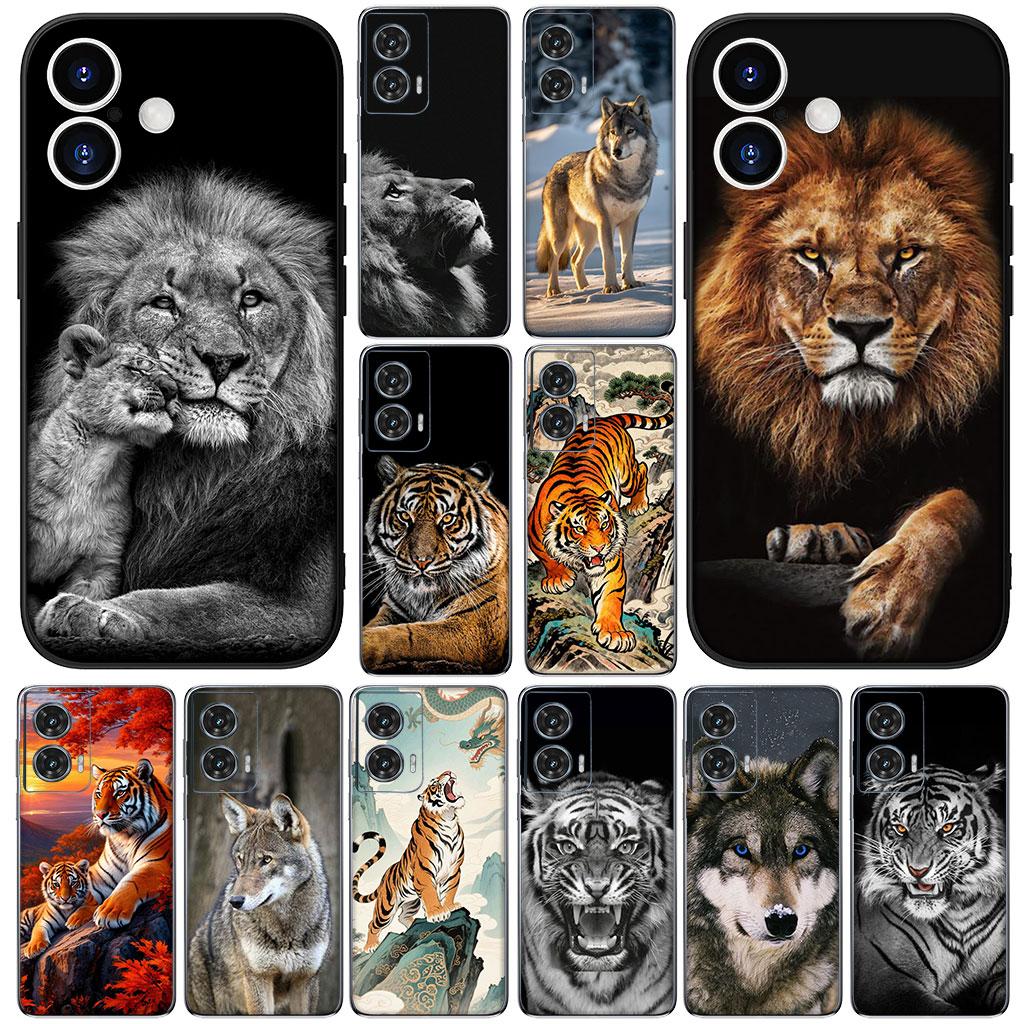 Cover Tiger Stalking Wolf Art for Samsung Galaxy Note 20 Ultra 10 8 9 S10 Plus Lite S8 A70 A24 A25 S10E A21S A37 A57 A55 A7 Case