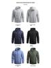 Men's Korean Style Casual Baseball Jacket with Hood - Solid Color, Trendy, Customizable