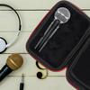 iPlusmile Microphone Storage Case Black Waterproof Dustproof Shockproof Impact Resistant 19cm Wireless Microphone Protection Box