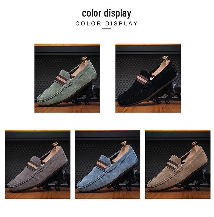 Spring/Summer 2024 Men's Versatile Slip-on Loafers - Casual and Stylish Driving Shoes
