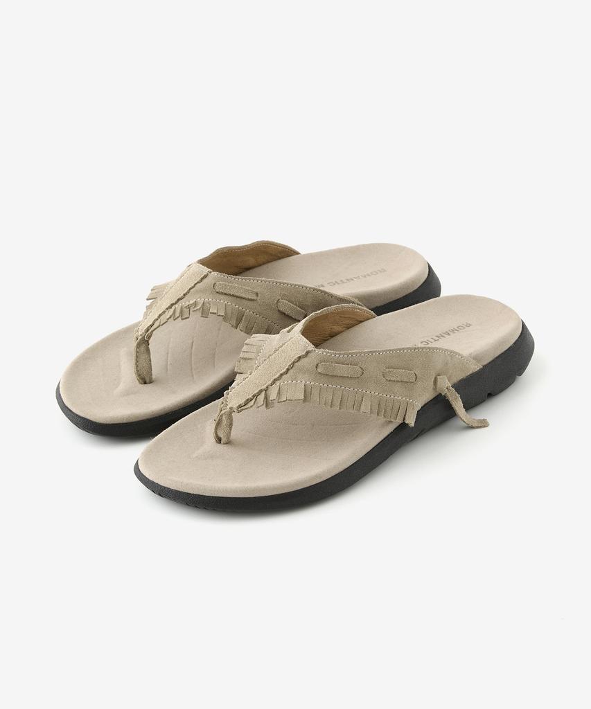 Romantic Move The Loose Flip-Flops R25M703 (Beige Suede)