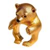 Anillos de Oso Abrazador de Moda Anillos Geométricos de Citas Joyería para Dedos Textura de Aleación Adecuado para el Uso Diario y como Regalo