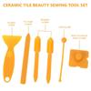 Professional Caulking Tool Set for Bathroom Kitchen Sealant Finishing and Grout Remover Practical Tile Gaps Cleaner