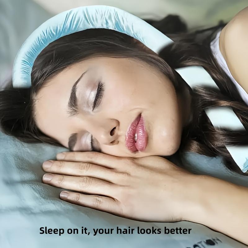 Rubber Hair Curler Set, No-Heat Sleep Wave Hair Styler, Large Waves Hair Accessories, including hair band and hairpin