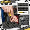 Kit de Pregos para Pneus Para Carro/Motocicleta/Caminhão Ferramentas Rápidas de Autoatendimento para Pneus, Tampões de Pneu Rosqueáveis Com Caixa e Chave de Fenda
