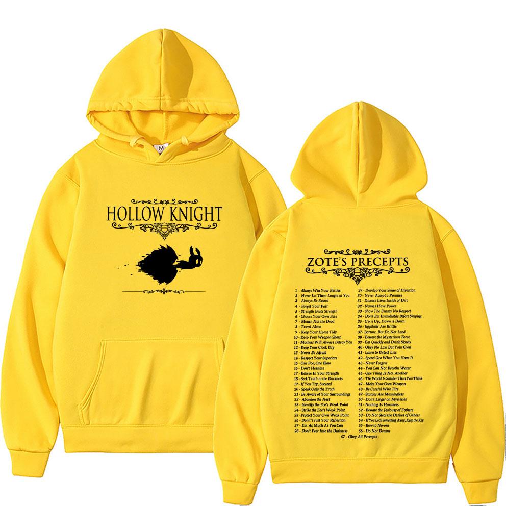 Hra Hollow Knight Mikina s oboustranným potiskem Pánská Dámská Módní Ležérní Pulovr Mikiny Pánská Vintage Nadměrná Unisex Mikiny Streetwear
