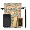 Kaimei Piccolo Writing Set Seigaiha HO1280
