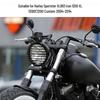 Harley XL883/XL1200 48 Dyna Softail Black Grille Headlight Cover