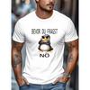 Funny Ketchup Hot Dog Cartoon Graphic T Shirt for Men 100% Cotton Retro Food Print Casual Short Sleeve
