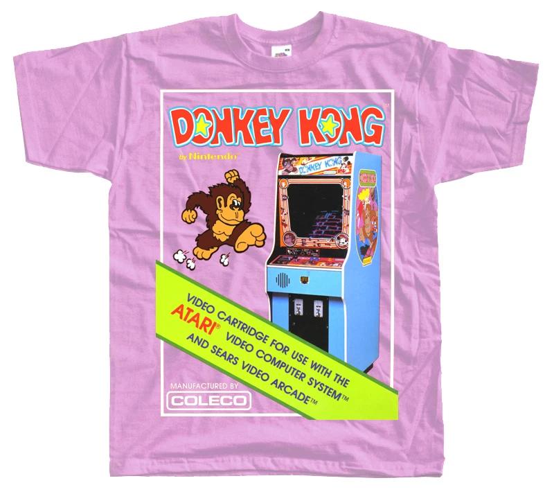 DONKEY KONG ATARI POSTER game T SHIRT PINK ALL SIZES S-5XL XL