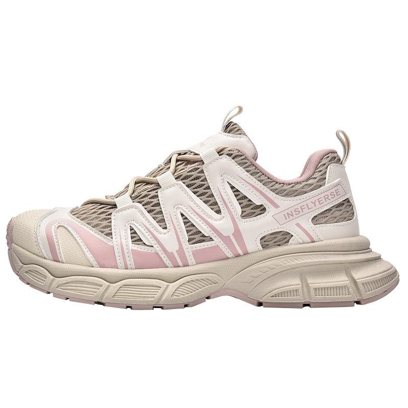 Hot-selling summer new thick-soled heightening dad shoes breathable mesh casual sports shoes 3817