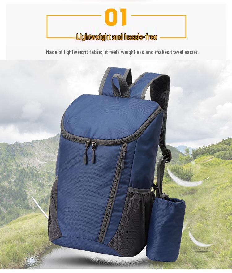 2023 Foldable Outdoor Backpack for Men and Women: Travel, Sports & Tourism