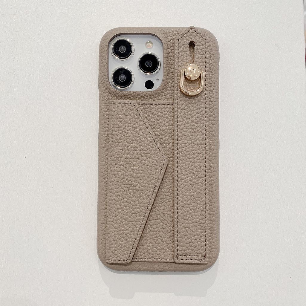 Wrist Strap Wallet Leather Case For iPhone 15 14 13 12 11 Pro Max Luxury Card Holder Protective Cover