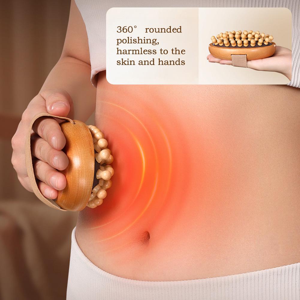 Multifunkční tělový anticelulitidový polštářek Meridiánová kartáč Dřevěný lázeňský vzduchový polštář Masážní hřeben Masážní kartáč na pokožku hlavy a tělo