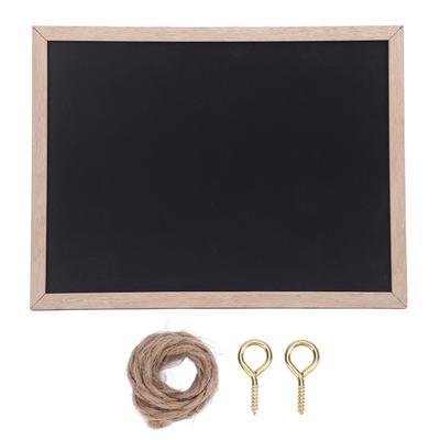 Malá křídová tabule závěsná dřevěná tabule s jídelním lístkem vzkaz pro noční jarmark 30x40cm