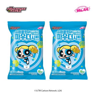 Frau 44 [Powerpuff Girls Edition] Miss Sasa Puder-Tücher 2 Sorten