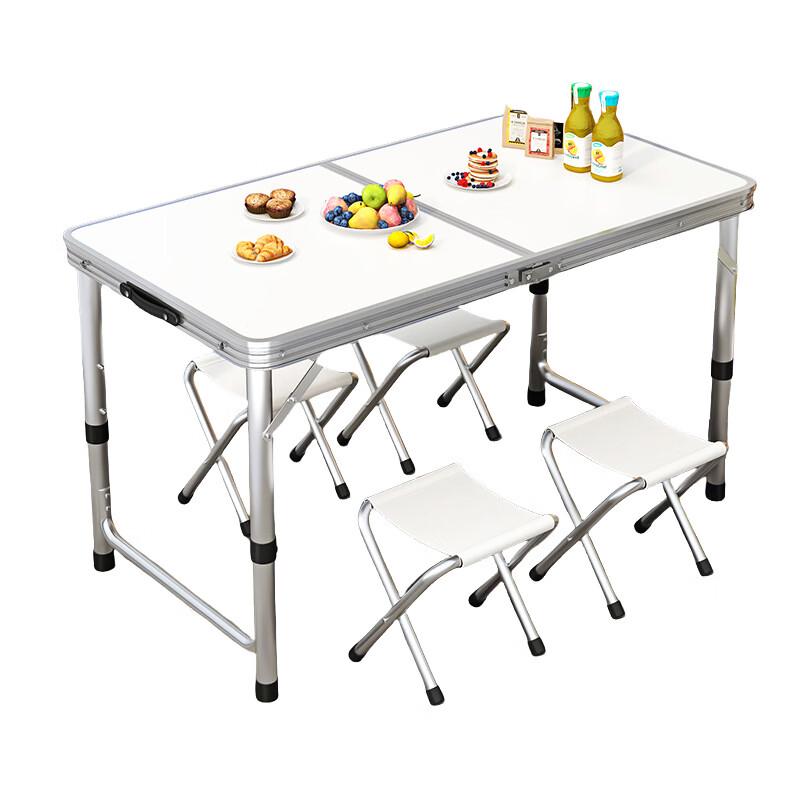 ZISIZ Portable Aluminum Folding Outdoor Table