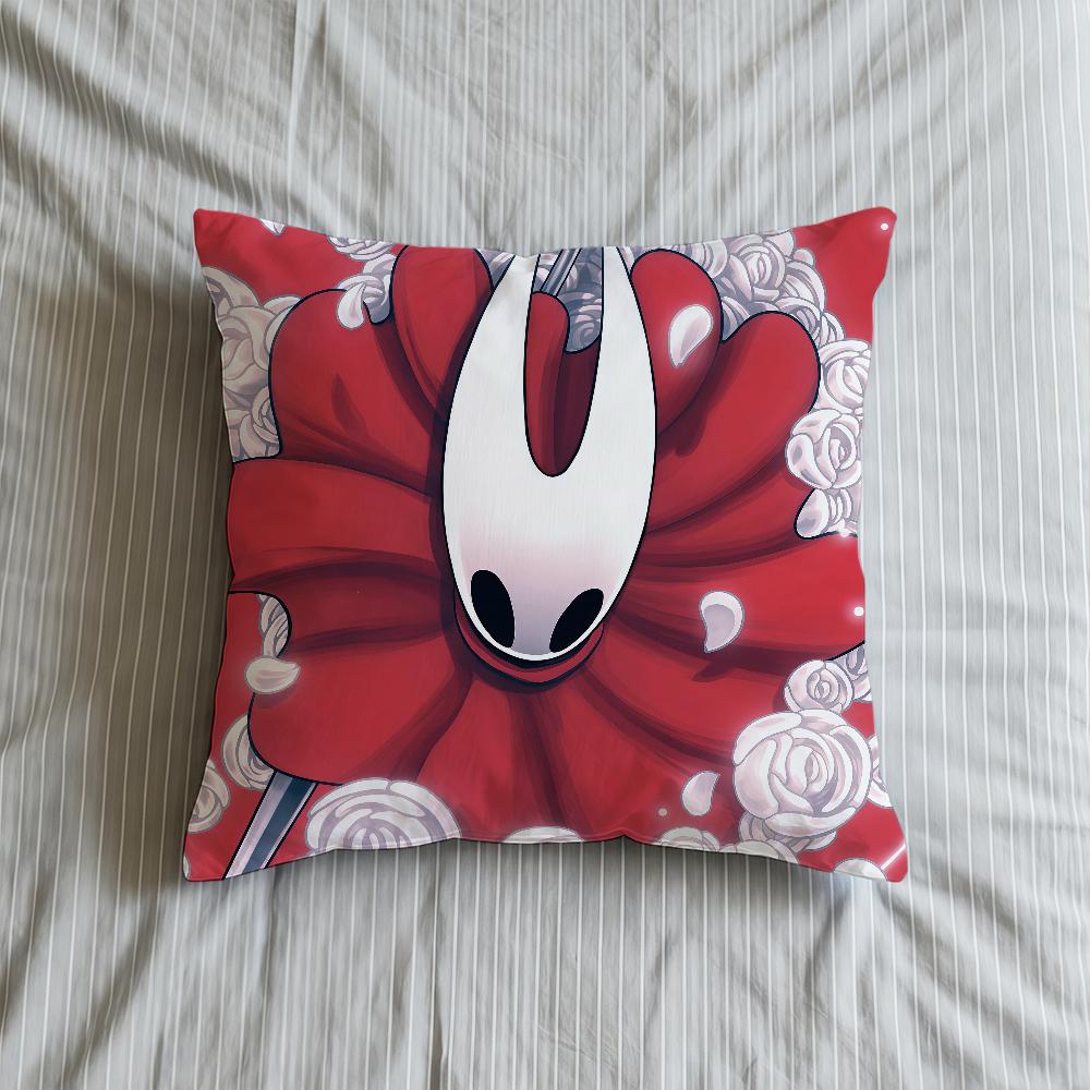 Cushion Cover Square Hollow Decorative Throw Silksong Pillow Case Knight Sofa Bed Car Living Room Birthday Anniversary Gifts