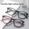 Fashionable Anti Blue Light Reading Glasses, High-end Personalized Reading Glasses for The Elderly, Full Frame Glasses