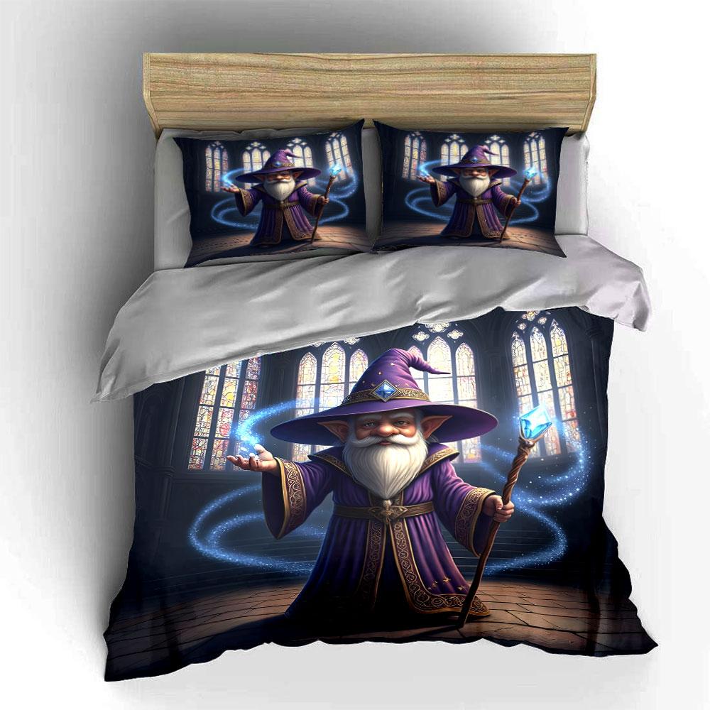 "Enchanted Wizard's Glow." Bedding Sets Duvet Covers Pillowcases(1* Duvet Cover 2* Pillowcases Without Duvet Insert)