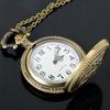 Men's United States Eagles Marine Corps Retro Style Bronze Quartz Pocket Watch