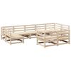 VidaXL Salon de jardin 9 pcs bois de pin massif 3299625