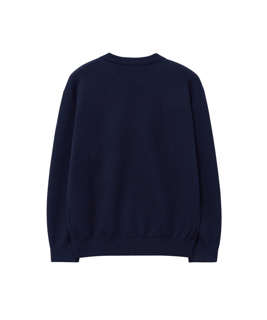 IOLO Easy Knit Sweatshirt_Dark Navy