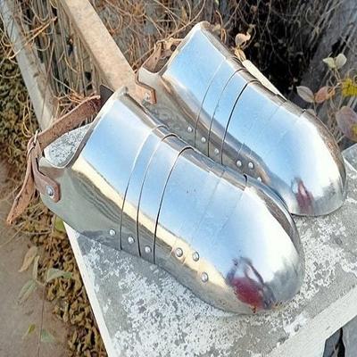 Medieval Knight Armor Sabaton, Fantasy Great Set for Cosplay SCA, LARP, Fully Functional Sabaton Leg Armor Gift Item
