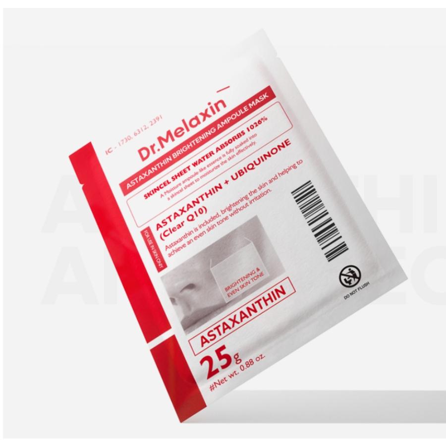 Dr. Melaxin Astaxanthin Liver Mint Whitening Ampoule Mask Pack 5ea