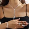 European Style Rhinestone Necklace: Elegant & Fashionable Jewelry for Women