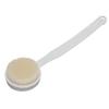 2 in 1 Foot Scrubber Stone and Shower Brush Long Handle Foot Scrubber Body Brush with Hanging Hole