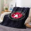 FC Midtjylland Logo FlAannel Blanket, High Quality Comfortable for All Seasons, Home Decor, Warmth and Comfort