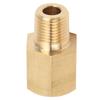 Car 18 NPT To 18 BSPT Oil Pressure Temp Gauge Adapter Fitting Sender Brass Universal