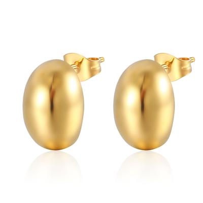 Orecchini Retro in Acciaio Inossidabile Design di Nicchia Orecchini Premium da Donna Color Oro Orecchini Popolari