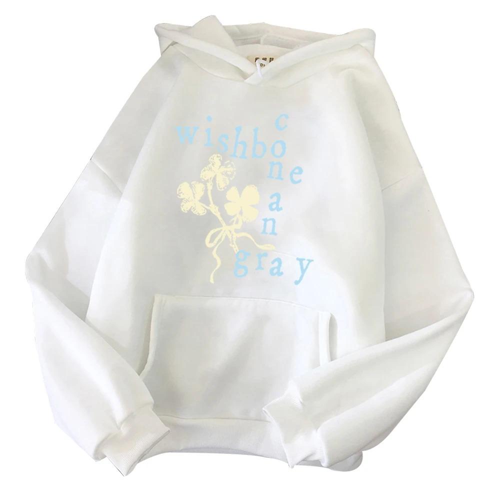 Conan Gray Wishbone 2026 Felpa Harajuku Hip Hop Pullover Top Felpa Y2k Maniche Corte Streetwear Classico alla Moda Cotone