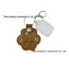 Leather Pet Fur Keepsake Keychain: Cute Cat & Dog Hair Bag Charm Ornament