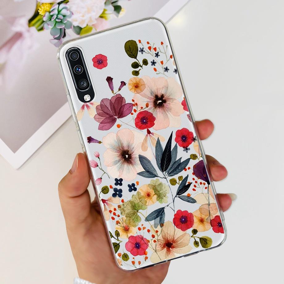 For Galaxy A50 A50s A30s Samsung Phone Case Back Cover For Fundas Samsung A50s A 50 A505F Coque Bumper Soft Clear TPU Silicone