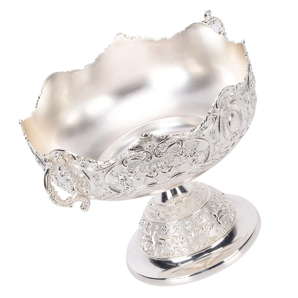 Tavă europeană pentru farfurii cu fructe Ornamente pentru bol din aliaj de zinc cu design retro pentru depozitarea bomboanelor