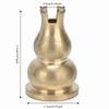 10pcs 0.24in Brass Incense Holder Brass Household Aromatherapy Seat  Tea House Display