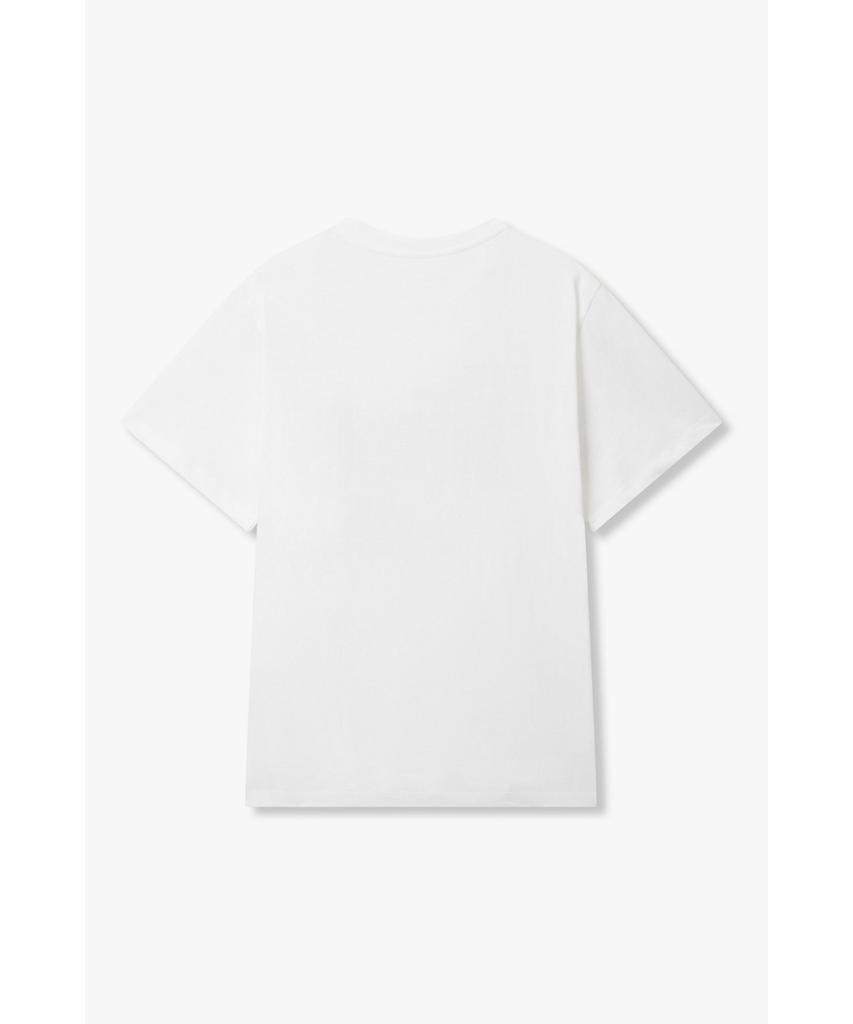 Bobeu Flopy Print Regular Fit T-Shirt_White 7156240006