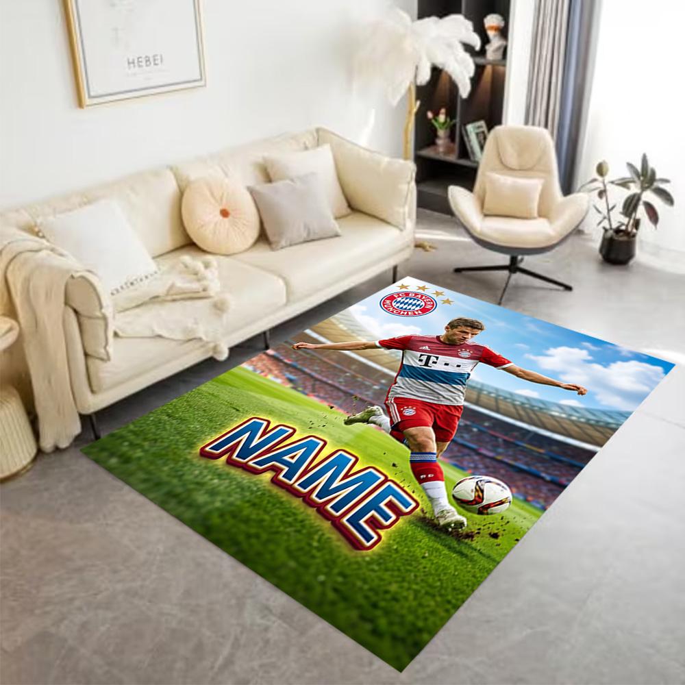 Bayern Munich Poster Area Rug Suitable for Hallway Kitchen Entryway Playrooms Antislip Carpet Anime Office Decor Perfect Gift for Friends & Family