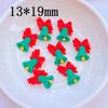 20PCS Cute cartoon Santa Claus, deer head, Christmas tree Resin Crafts Scrapbooking Phone Decor Embellishments DIY Accessories