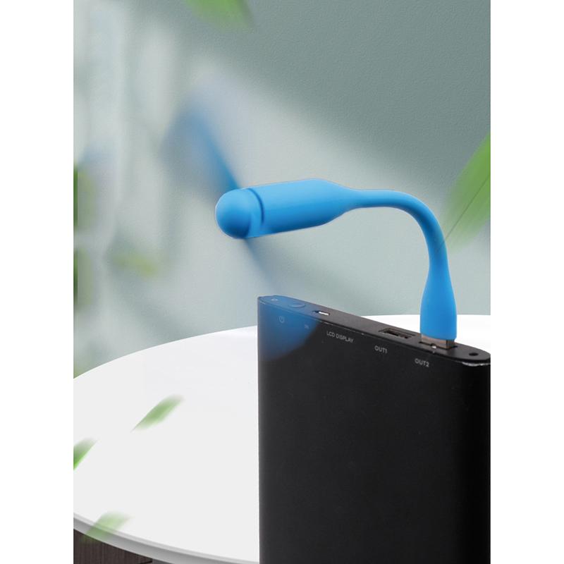 Usb Small Fan Flexible Bendable Fan For Power Bank Laptop Pc Ac Charger Portable Hand Cool Mini Fan For Computer Summer Gadget